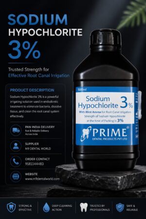 Prime Sodium Hypochlorite 3% Solution (500ml)