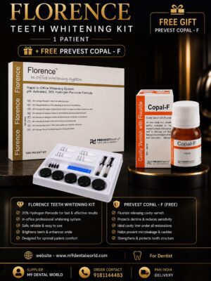 Florence Teeth Whitening Kit (1 Patient) + FREE Prevest Copal-F