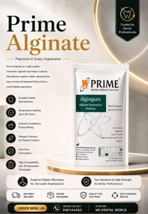 Prime Algingum Alginate Impression Material – Mint Flavour