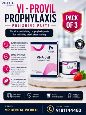 Vishal Dentocare VI-Provil Prophylaxis Polishing Paste (Pack of 3)