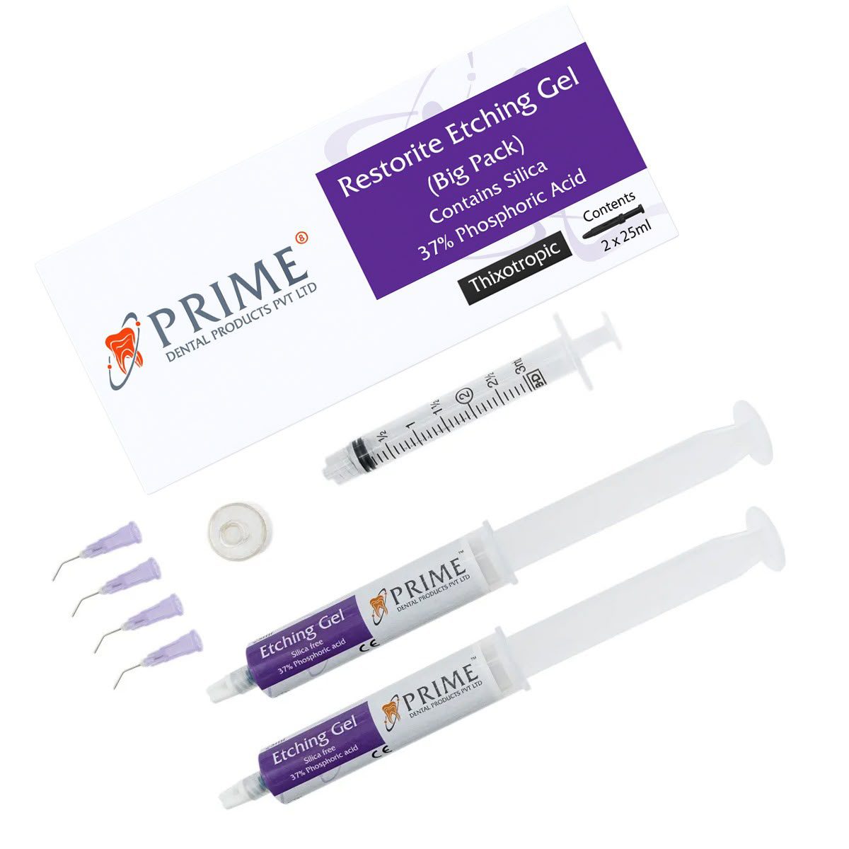 Prime Dental Restorite Etching Gel (Big Pack) – 2 x 25ml