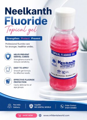 Neelkanth Topical Fluoride Gel – Professional Fluoride Treatment Gel (Strawberry Flavour)