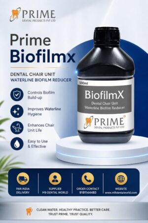 Prime BiofilmX Dental Chair Unit Waterline Biofilm Reducer 500ml
