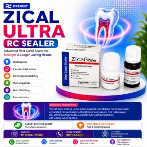 Prevest Zical Ultra Root Canal Sealer – Powder/Liquid (15g + 10ml)