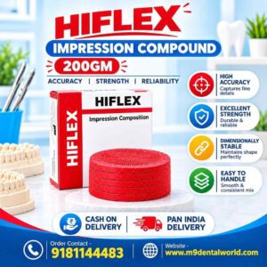 HIFLEX Impression Compound 200gm(5 Cakes)