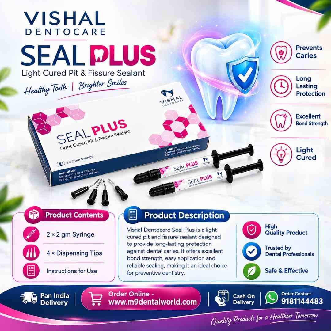 Vishal Dentocare Seal Plus Light Cured Pit & Fissure Sealant