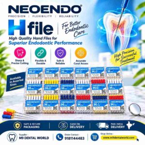 Neoendo H File Stainless Steel Endodontic Hand Files