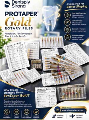 Dentsply Sirona ProTaper Gold Rotary Files Pack of 6