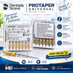 Dentsply Sirona ProTaper Universal Rotary Files Pack of 6