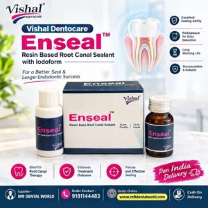 Vishal Dentocare Enseal Resin Based Root Canal Sealant (Sealer) with Iodoform